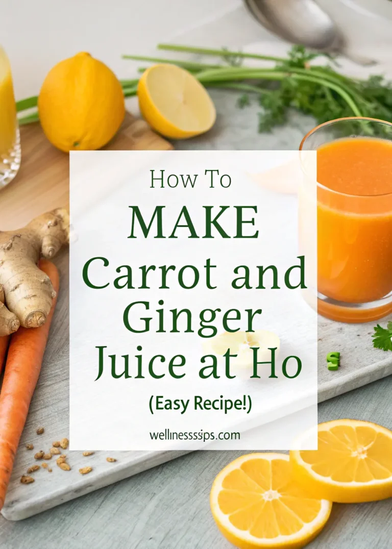 Carrot and Ginger Juice