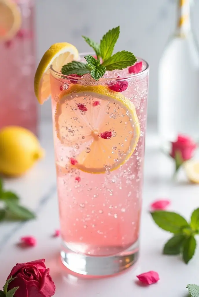 Rose Lemonade Sparkler
