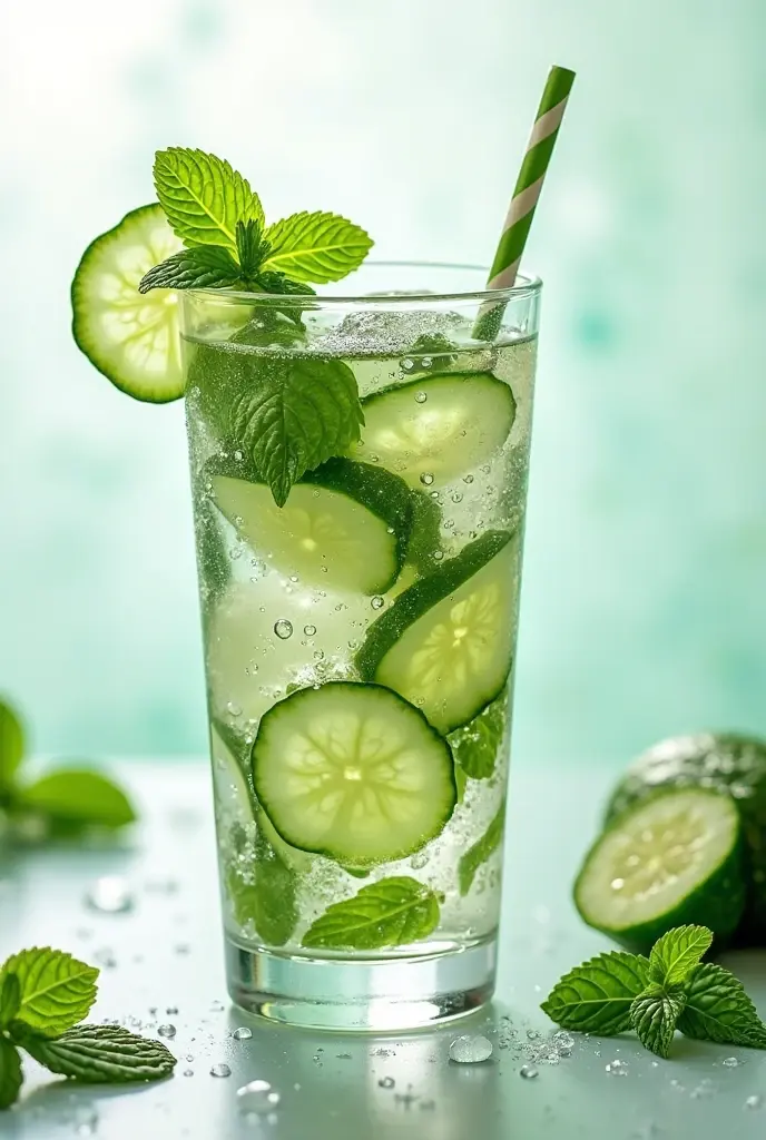 Cucumber Mint Detox Water