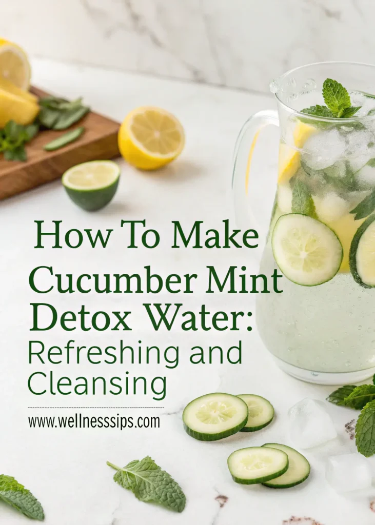 Cucumber Mint Detox Water