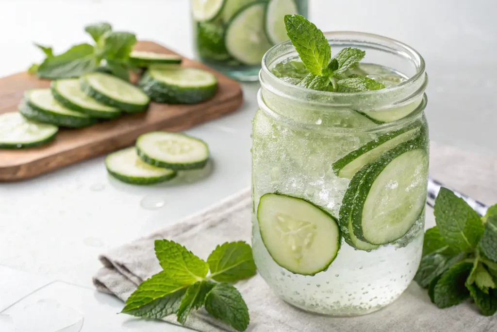 Cucumber Mint Detox Water
