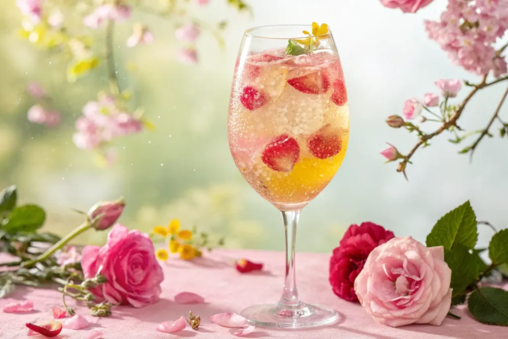 Rose Lemonade Sparkler