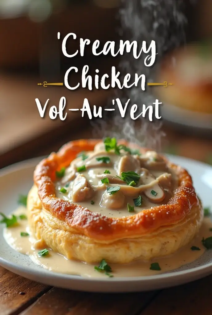 Creamy Chicken Vol-Au-Vent