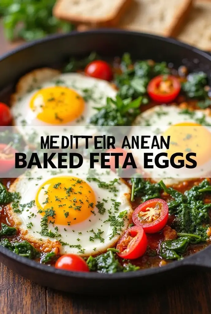 Baked Feta Eggs