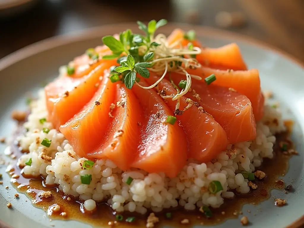Salmon Sushi Bake