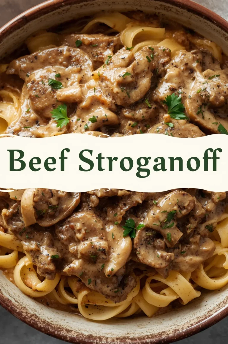 Beef Stroganoff
