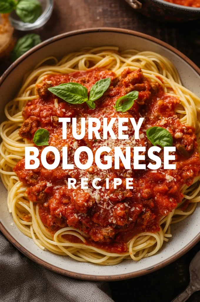 Turkey Bolognese