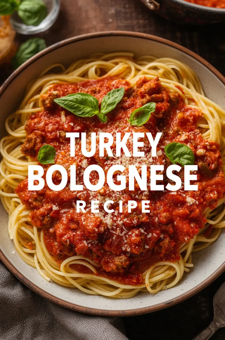 Turkey Bolognese