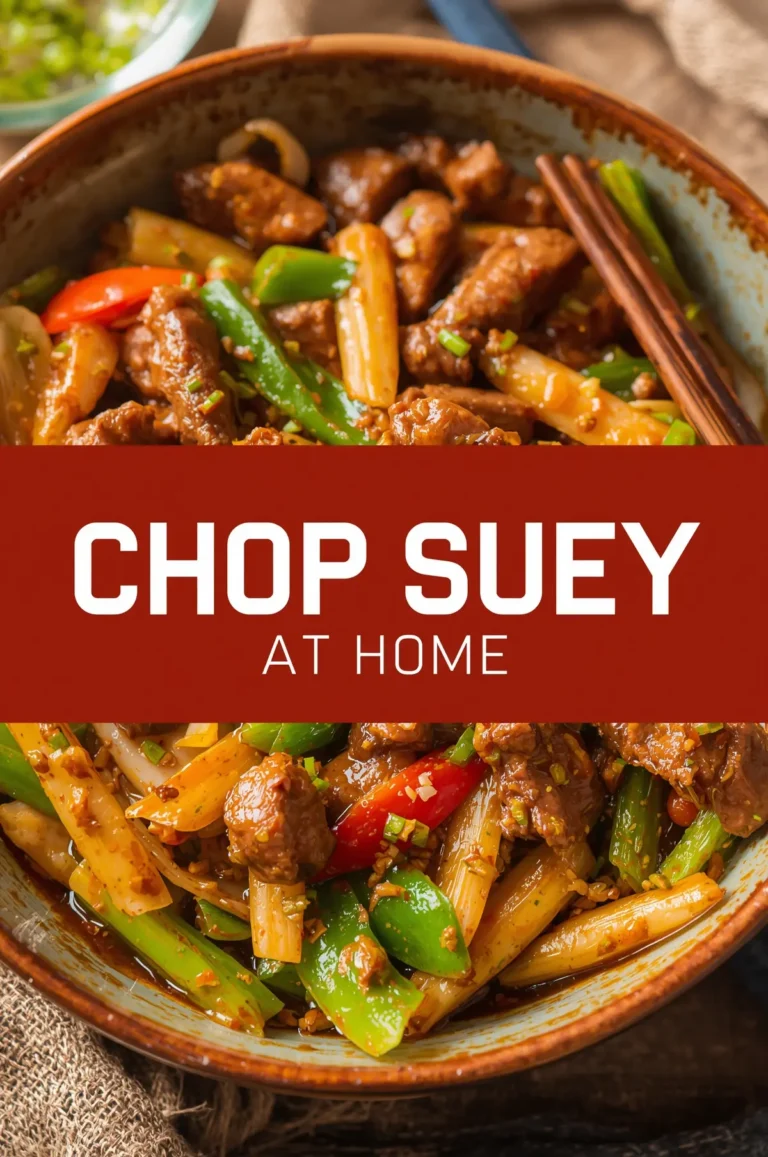 Beef Chop Suey
