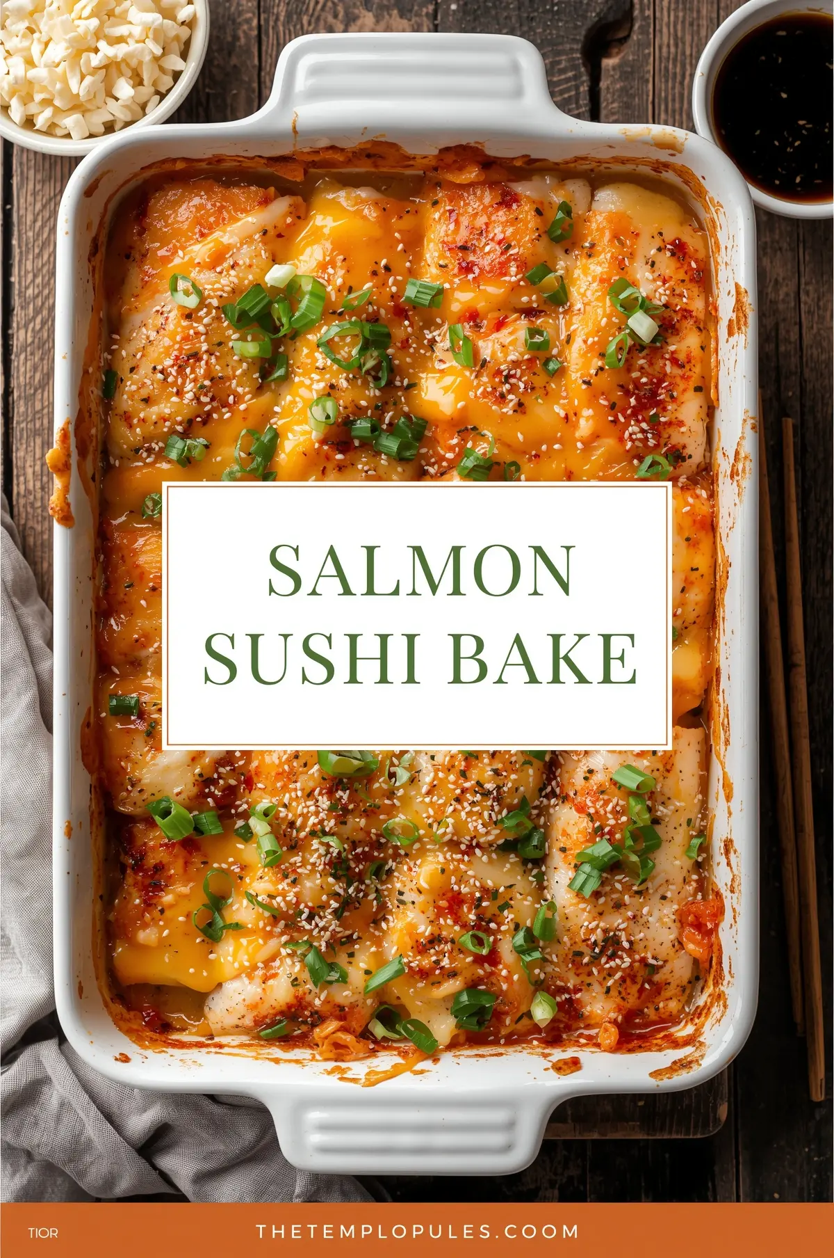 Salmon Sushi Bake