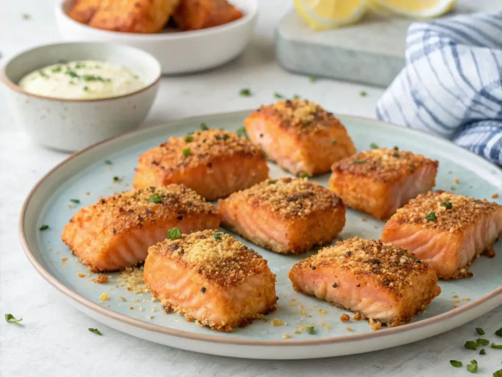 Air Fryer Salmon Bites