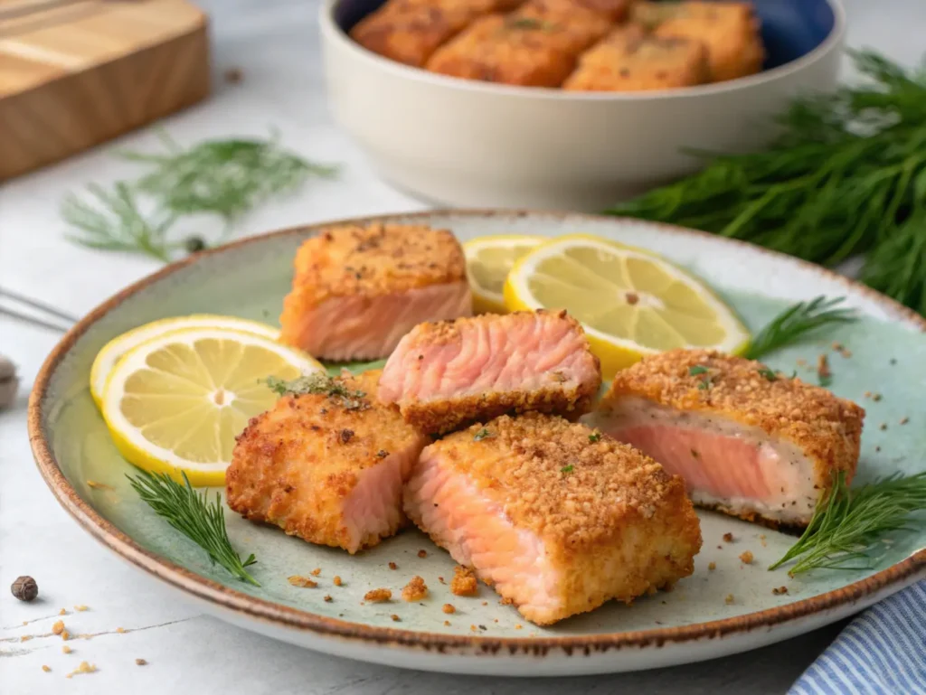 Air Fryer Salmon Bites