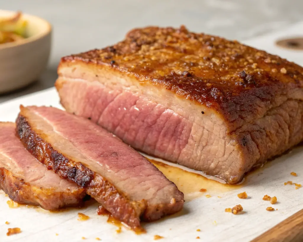 Beef Bacon Cooking