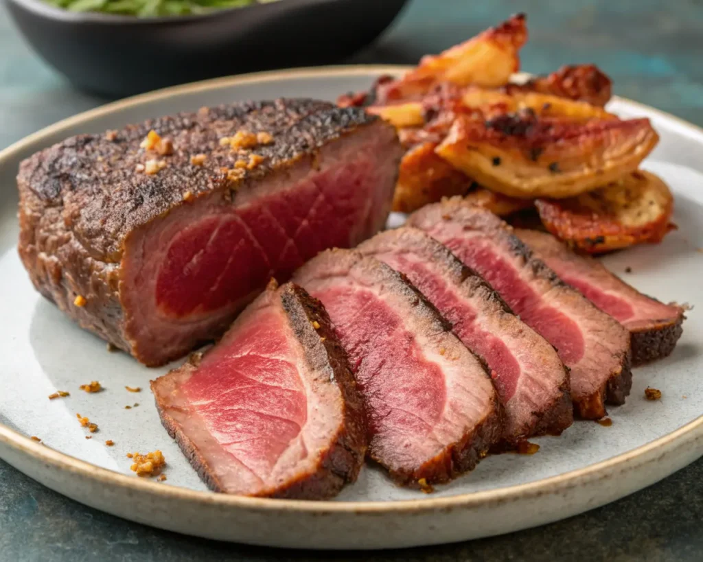 Beef Bacon Cooking