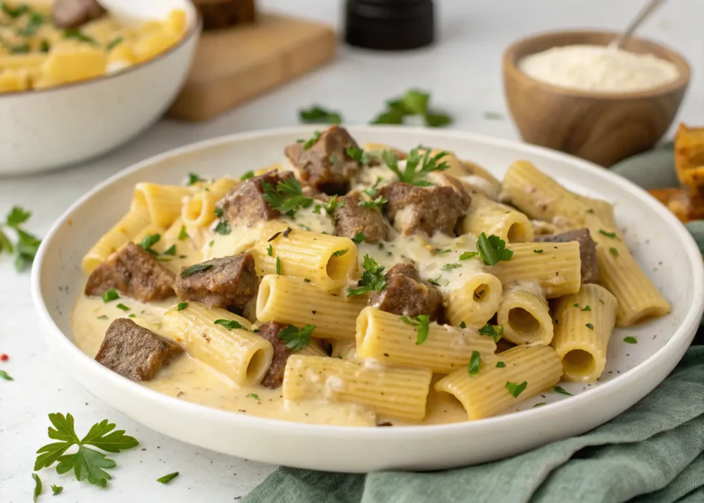 Cheesy Rigatoni