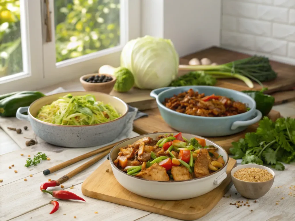 Chicken and Cabbage
