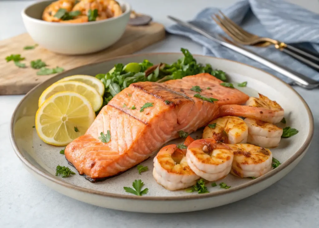 Salmon & Shrimp