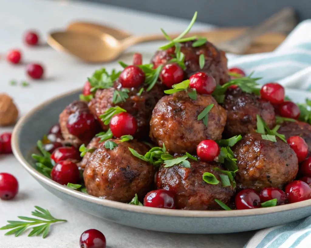 Cranberry Meatballs
