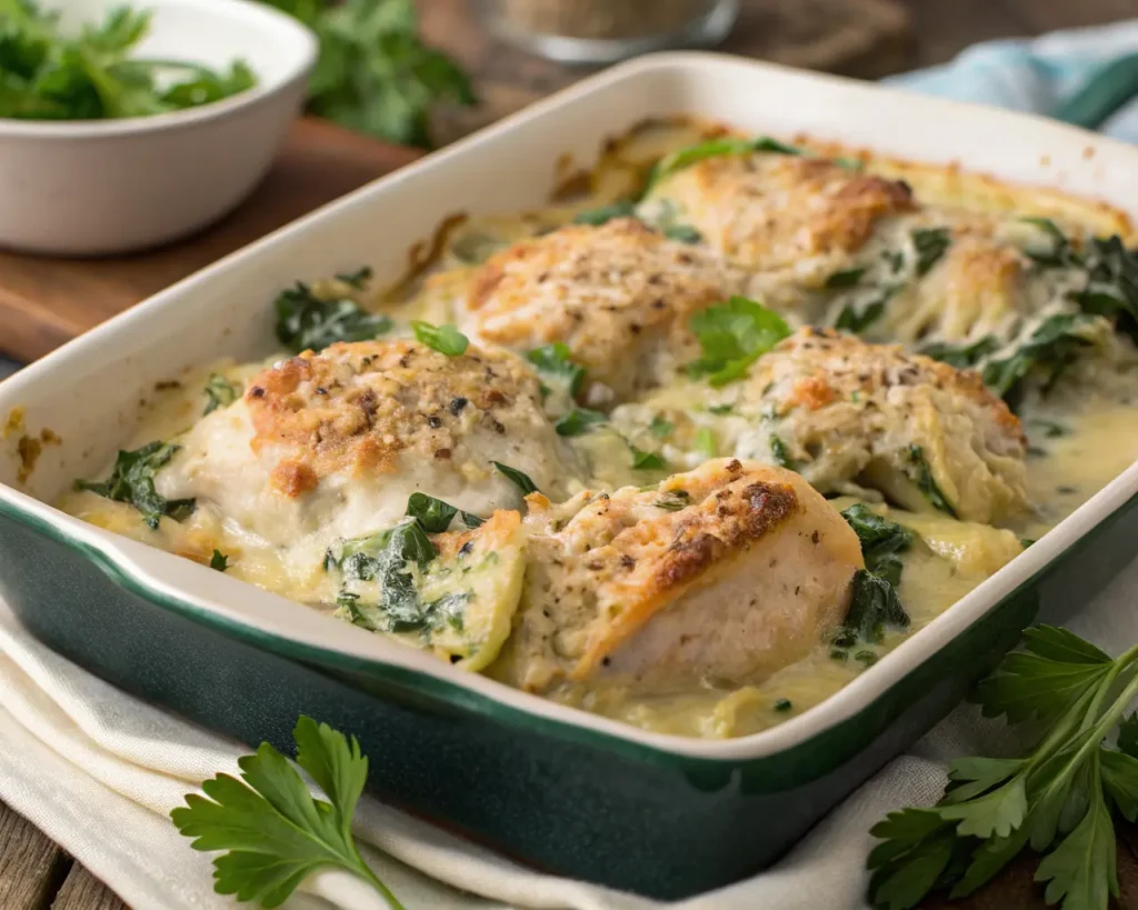 Spinach Artichoke Chicken