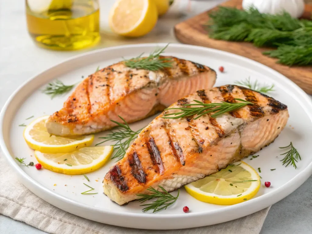 Grilled Salmon Steaks