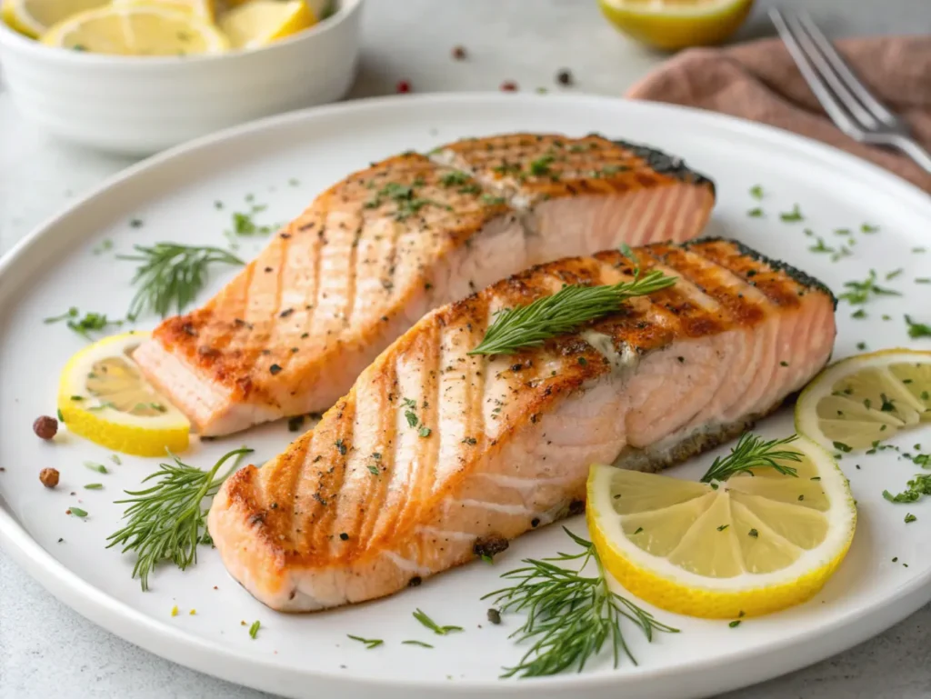 Grilled Salmon Steaks