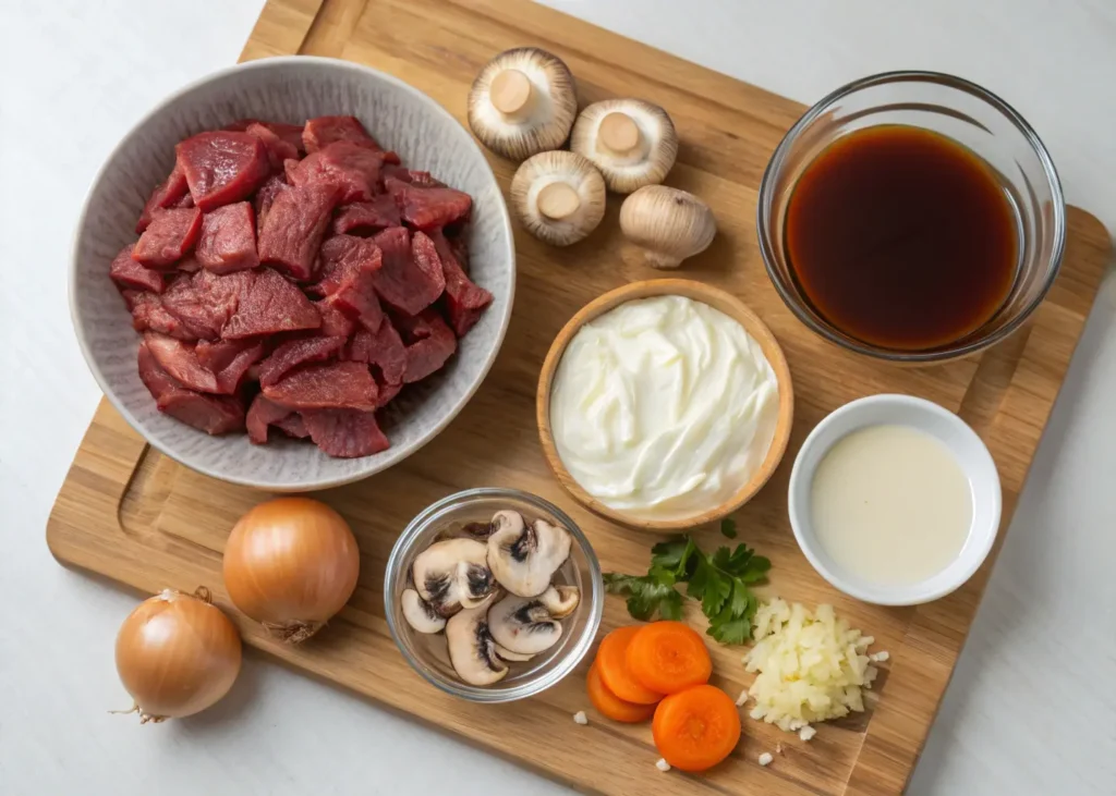 Beef Stroganoff