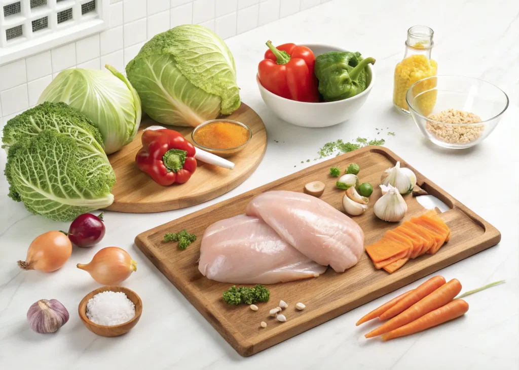 Chicken and Cabbage