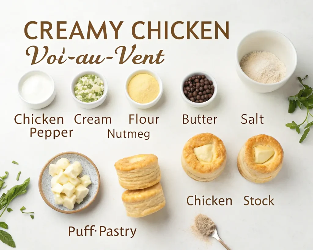 Creamy Chicken Vol-Au-Vent