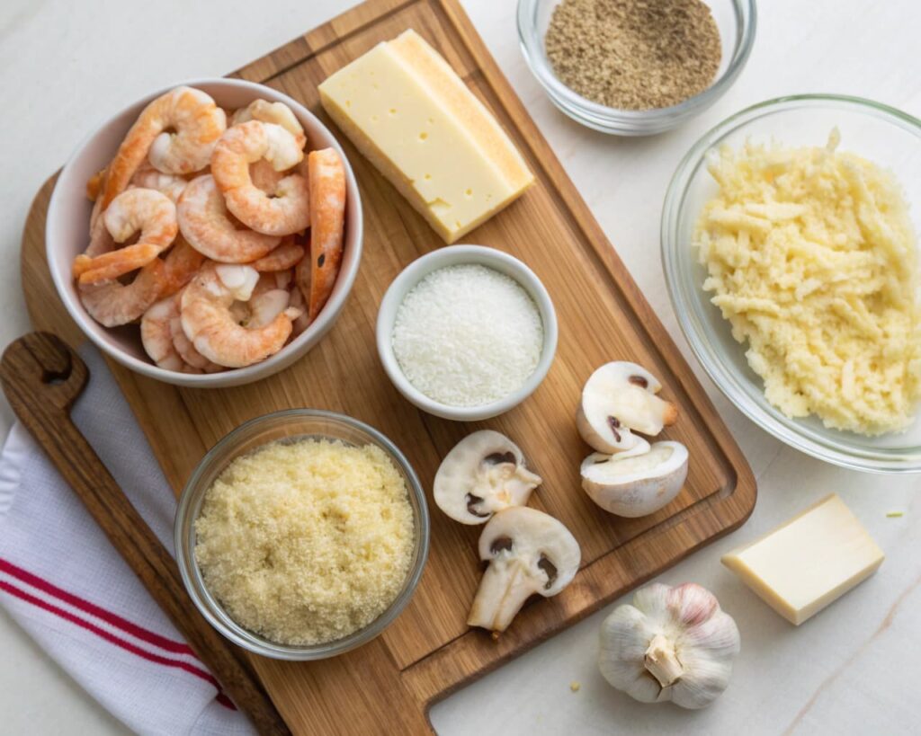 Garlic Shrimp Gratin
