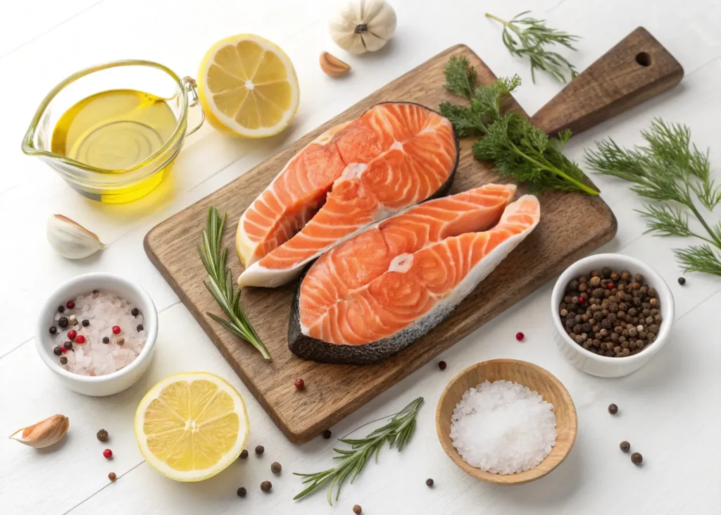 Grilled Salmon Steaks