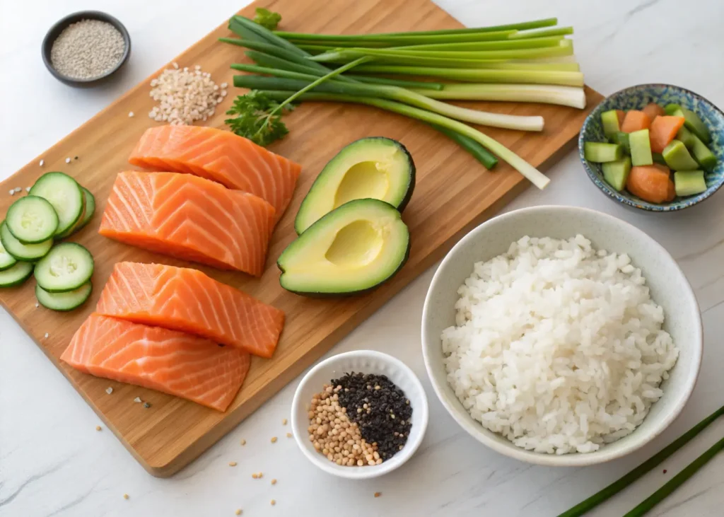 Salmon Rice Bowl