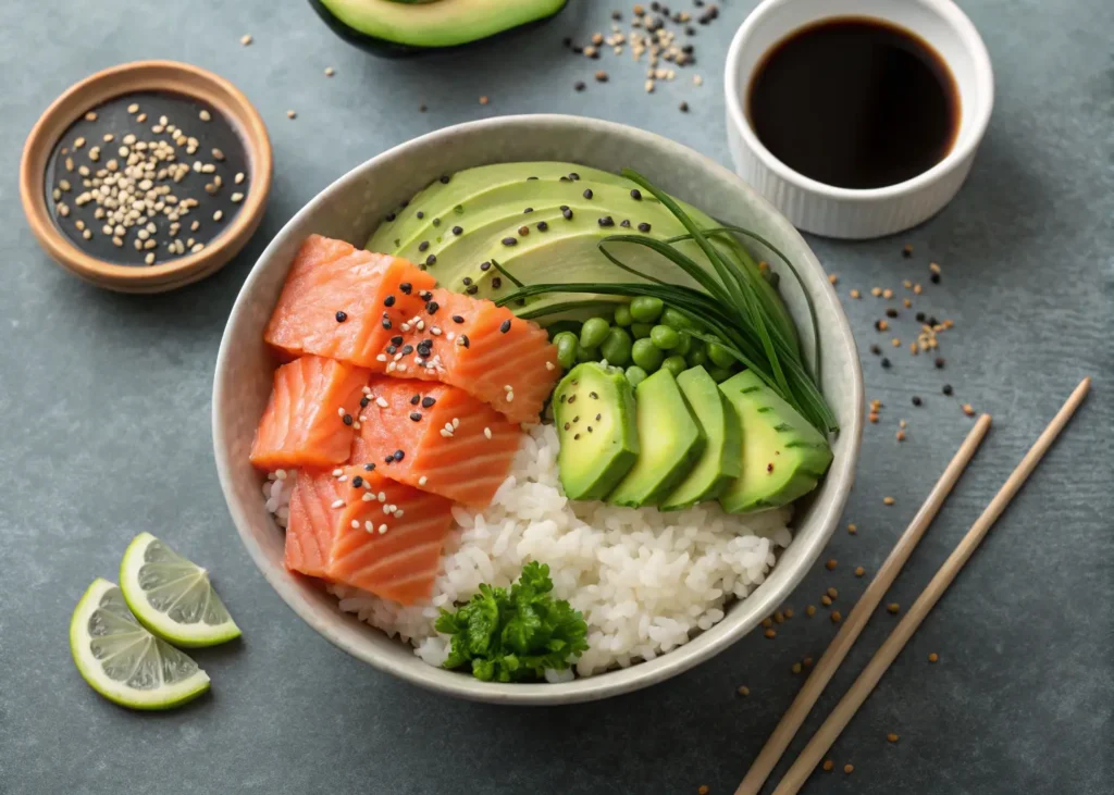 Salmon Rice Bowl