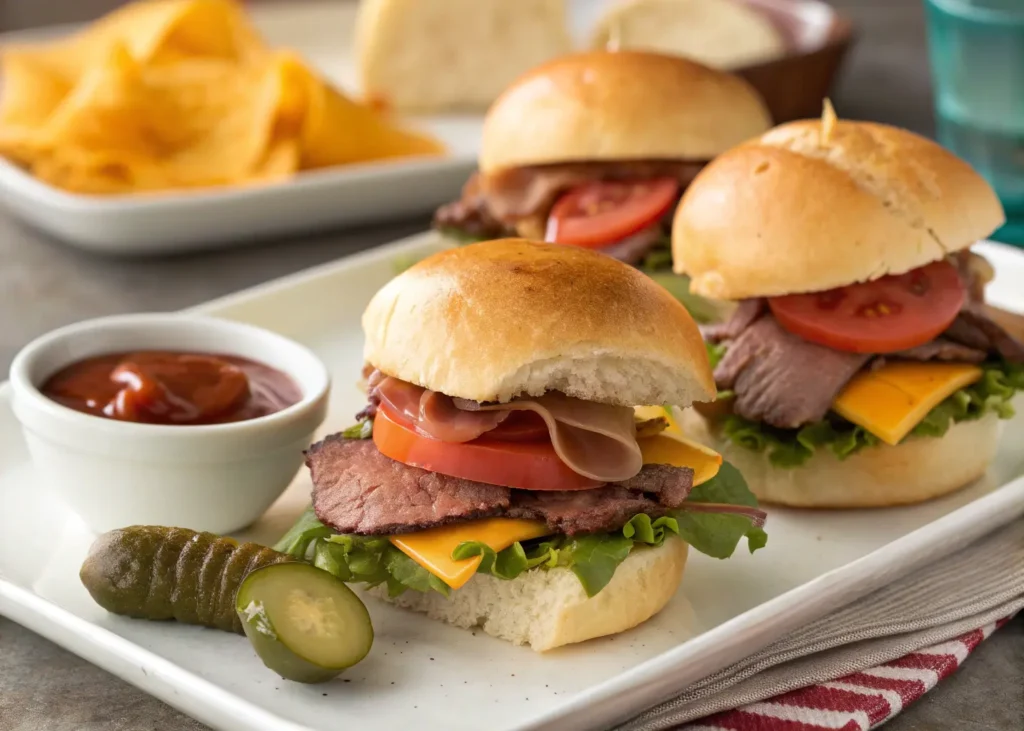 Roast Beef Sliders