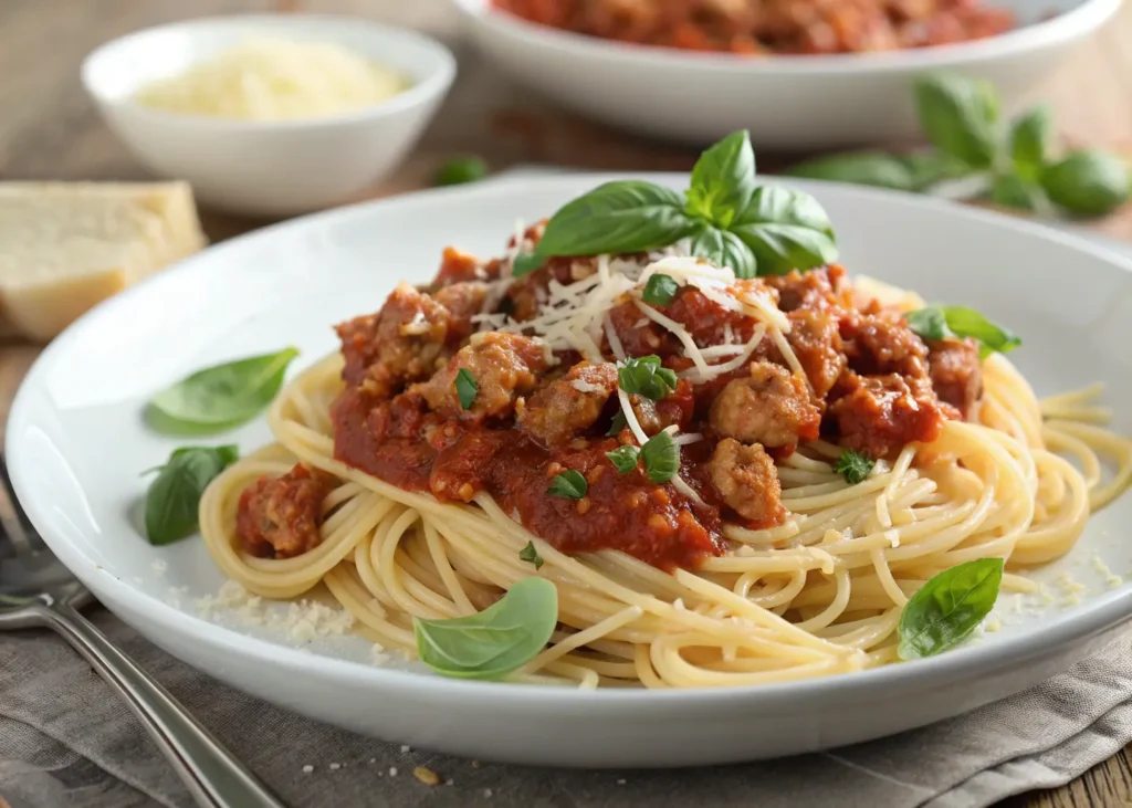 Turkey Bolognese
